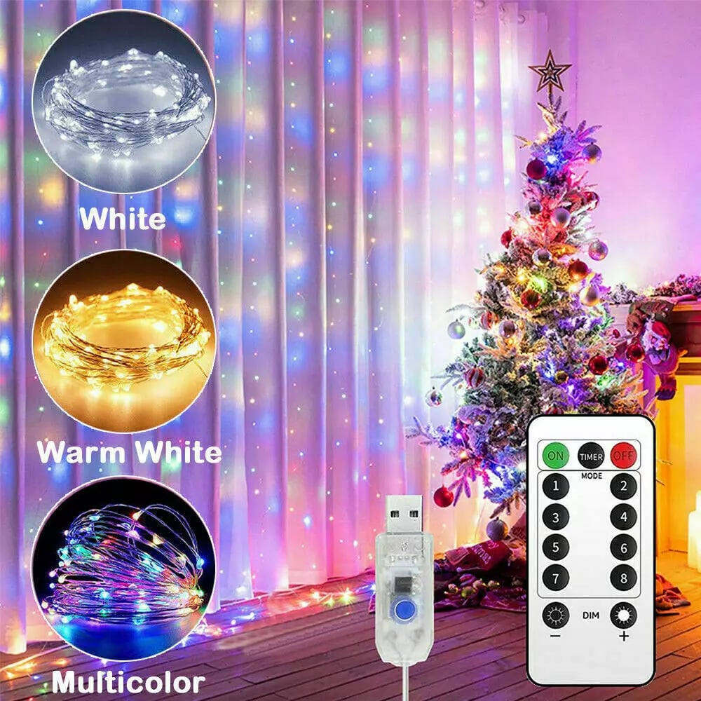 🔥This week's hot sale🔥LED Curtain Fairy Lights