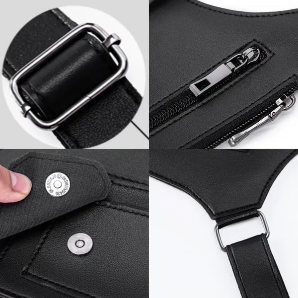 🔥This week's hot sale🔥Premium Leather Adjustable Underarm Shoulder Bag for Men & Women