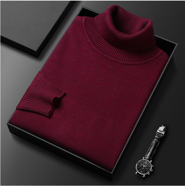 🔥This week's hot sale🔥 Men's Solid Color Premium Cashmere Sweater