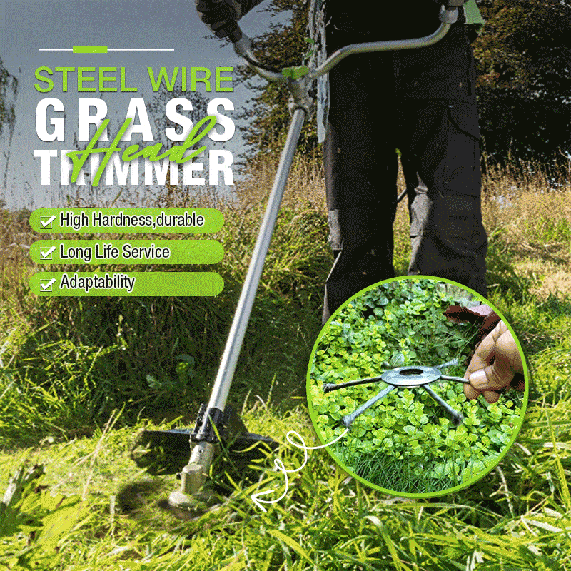 🔥This week's hot sale🔥 Steel Wire Grass Trimmer Head