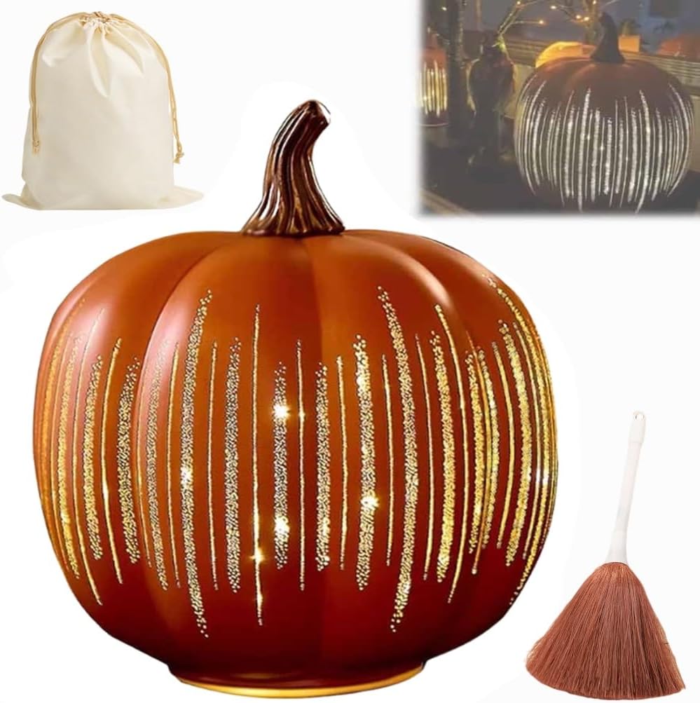 🔥This week's hot sale🔥Halloween starry night glowing decorative pumpkin lantern