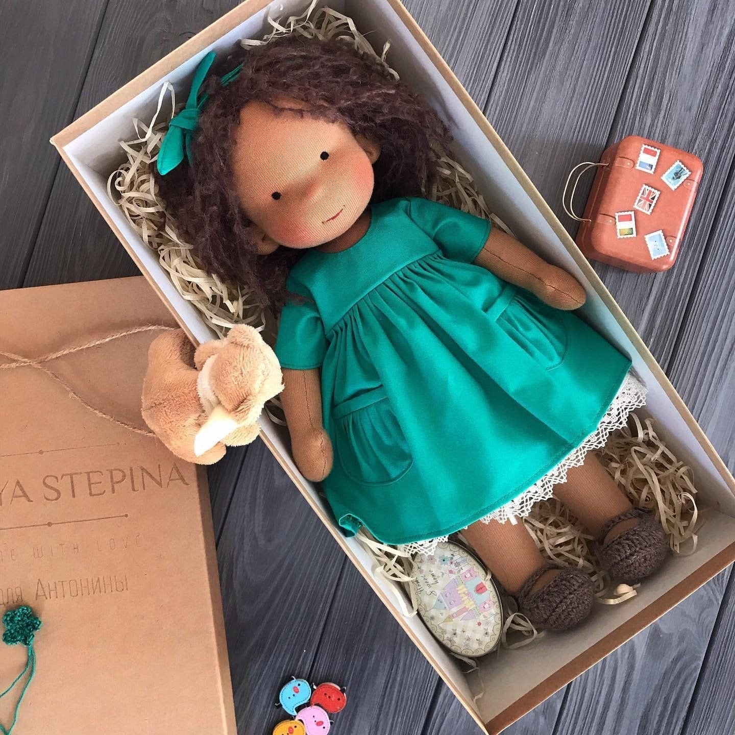 🎁🎁Handmade Waldorf Doll👧The Best Gift for Kids | Buy 2 Free Shipping