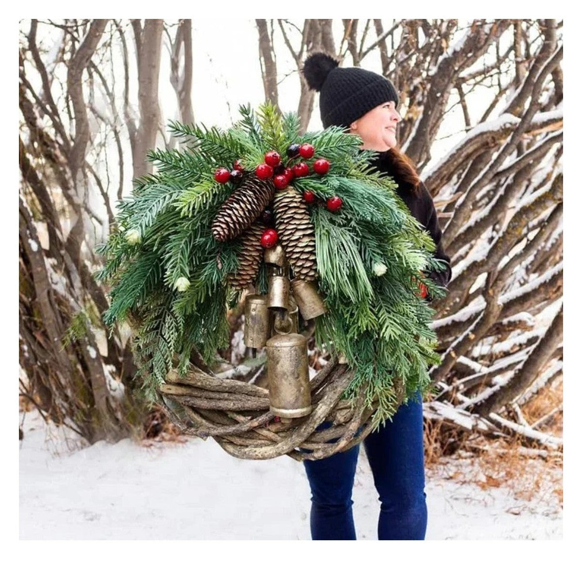 🔥This week's hot sale🔥Farmhouse Christmas Wreath