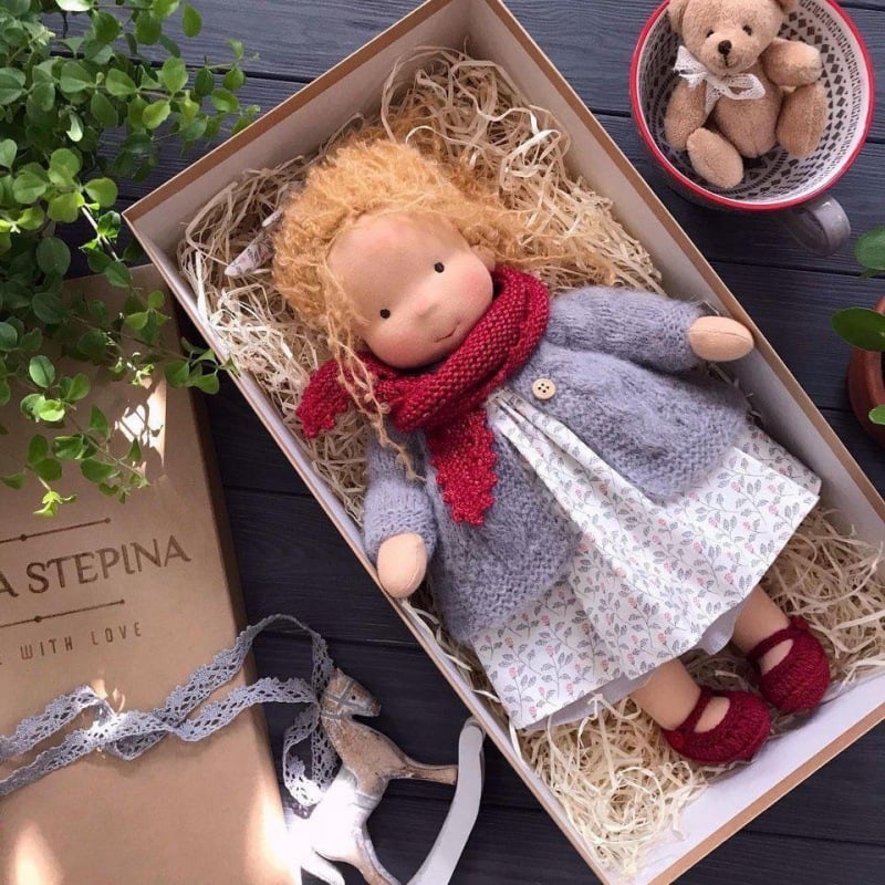 🎁🎁Handmade Waldorf Doll👧The Best Gift for Kids | Buy 2 Free Shipping