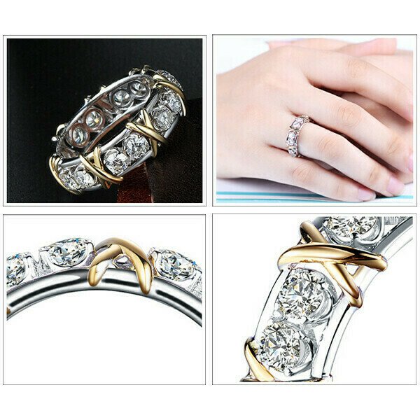 🎁Perfect Gift – Cross Full Diamond Ring