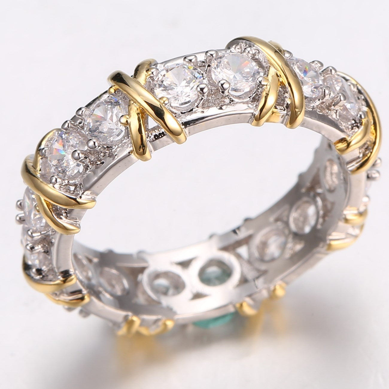 🎁Perfect Gift – Cross Full Diamond Ring