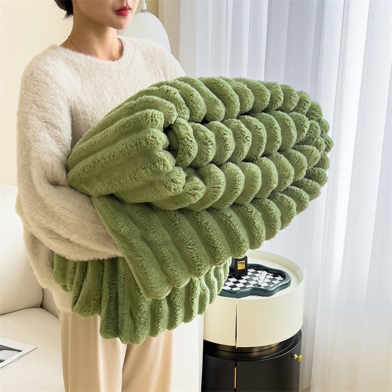 🔥This week's hot sale🔥popular thick rabbit hair nap blankets
