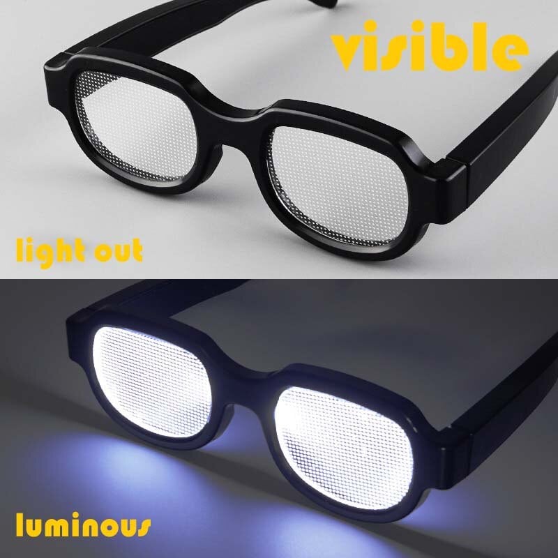 🔥This week's hot sale🔥 LED Luminous Glasses Light-Up Eyewear