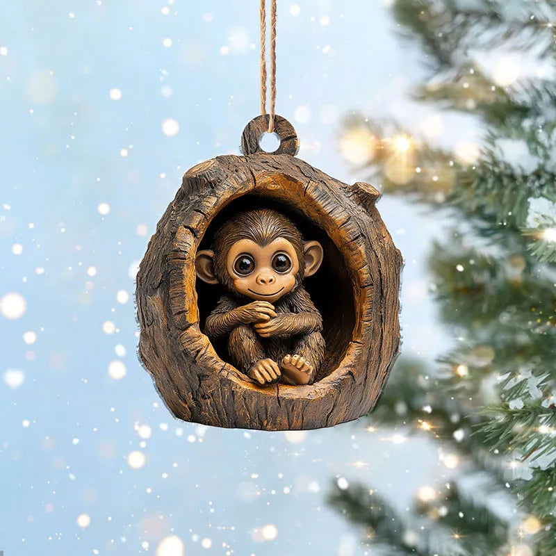 🔥This week's hot sale🔥 forest animal christmas tree decorations