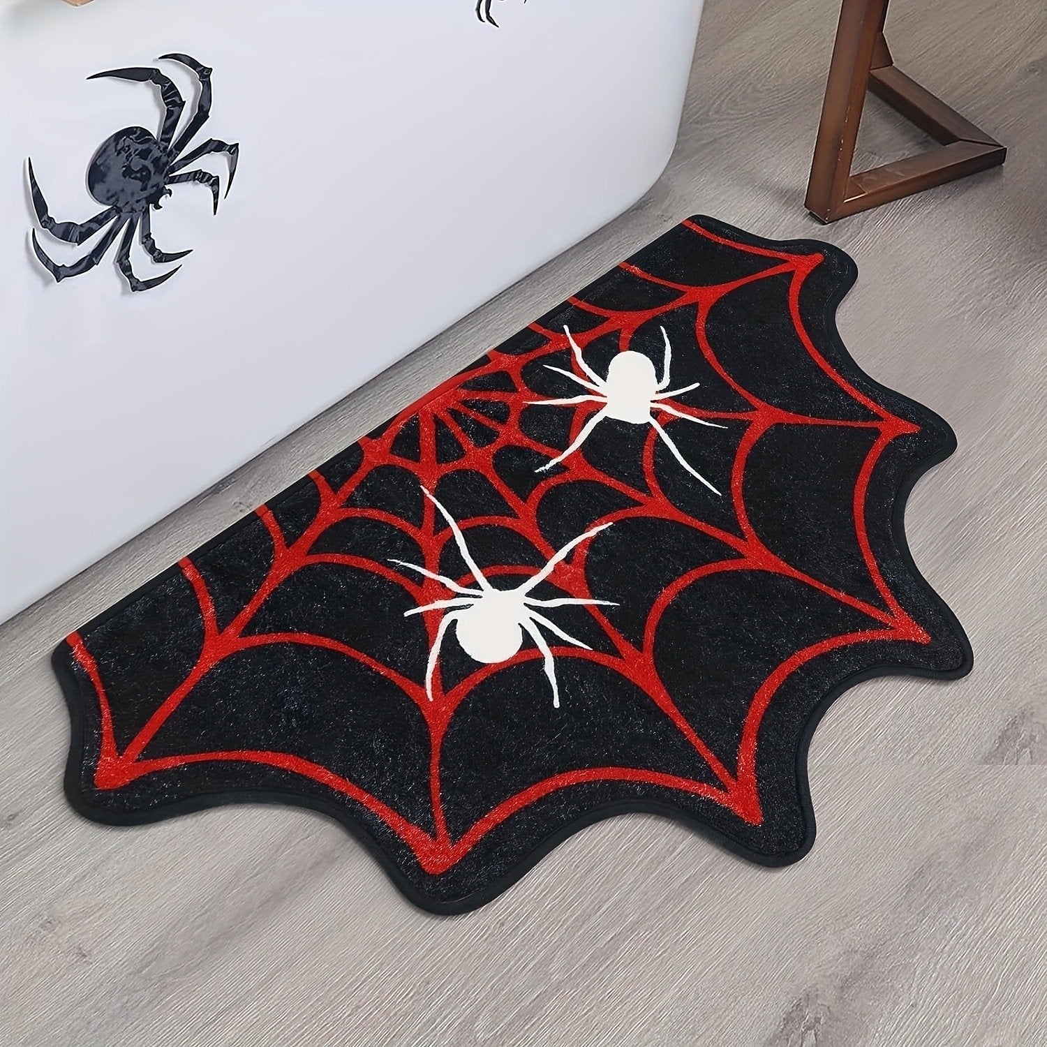 🔥This week's hot sale🔥Halloween Spider Web Rug