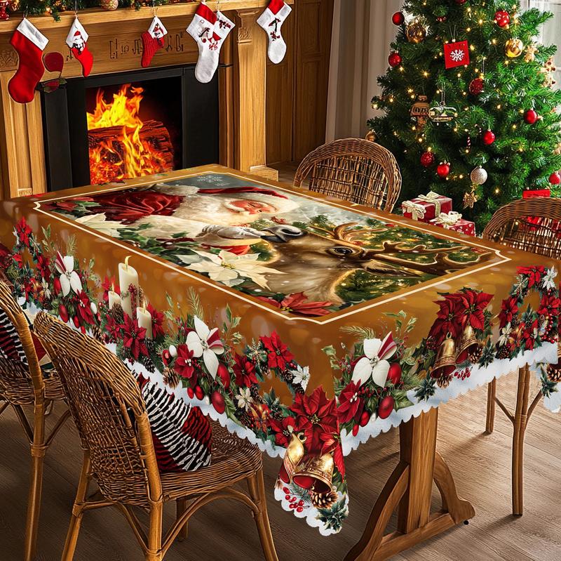 🔥This week's hot sale🔥Christmas Round Tablecloth