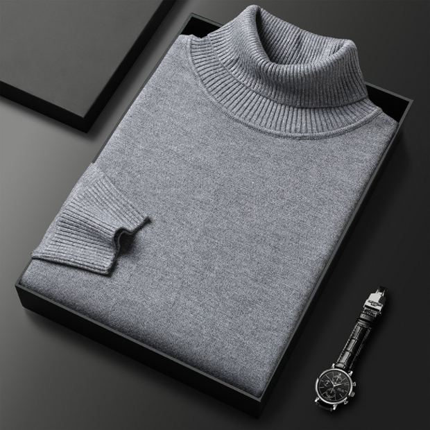 🔥This week's hot sale🔥 Men's Solid Color Premium Cashmere Sweater