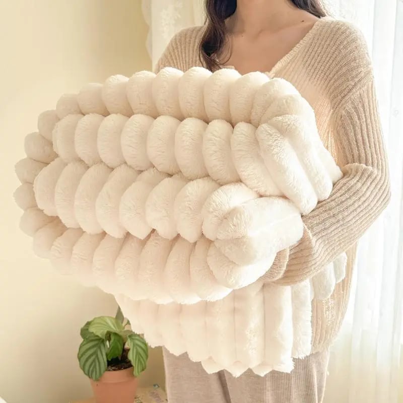 🔥This week's hot sale🔥popular thick rabbit hair nap blankets