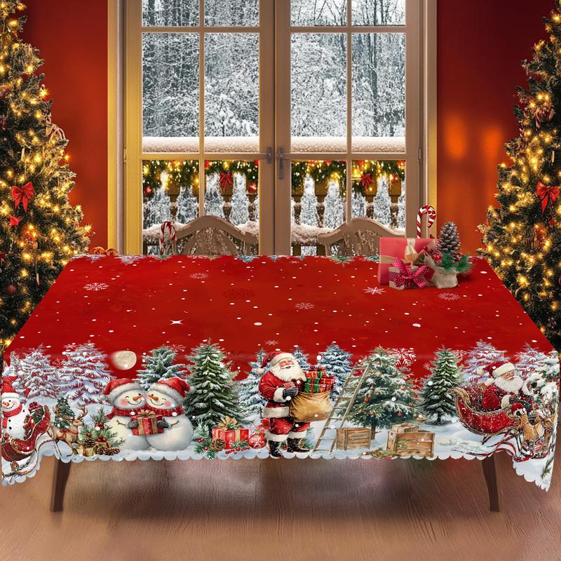 🔥This week's hot sale🔥Christmas Round Tablecloth
