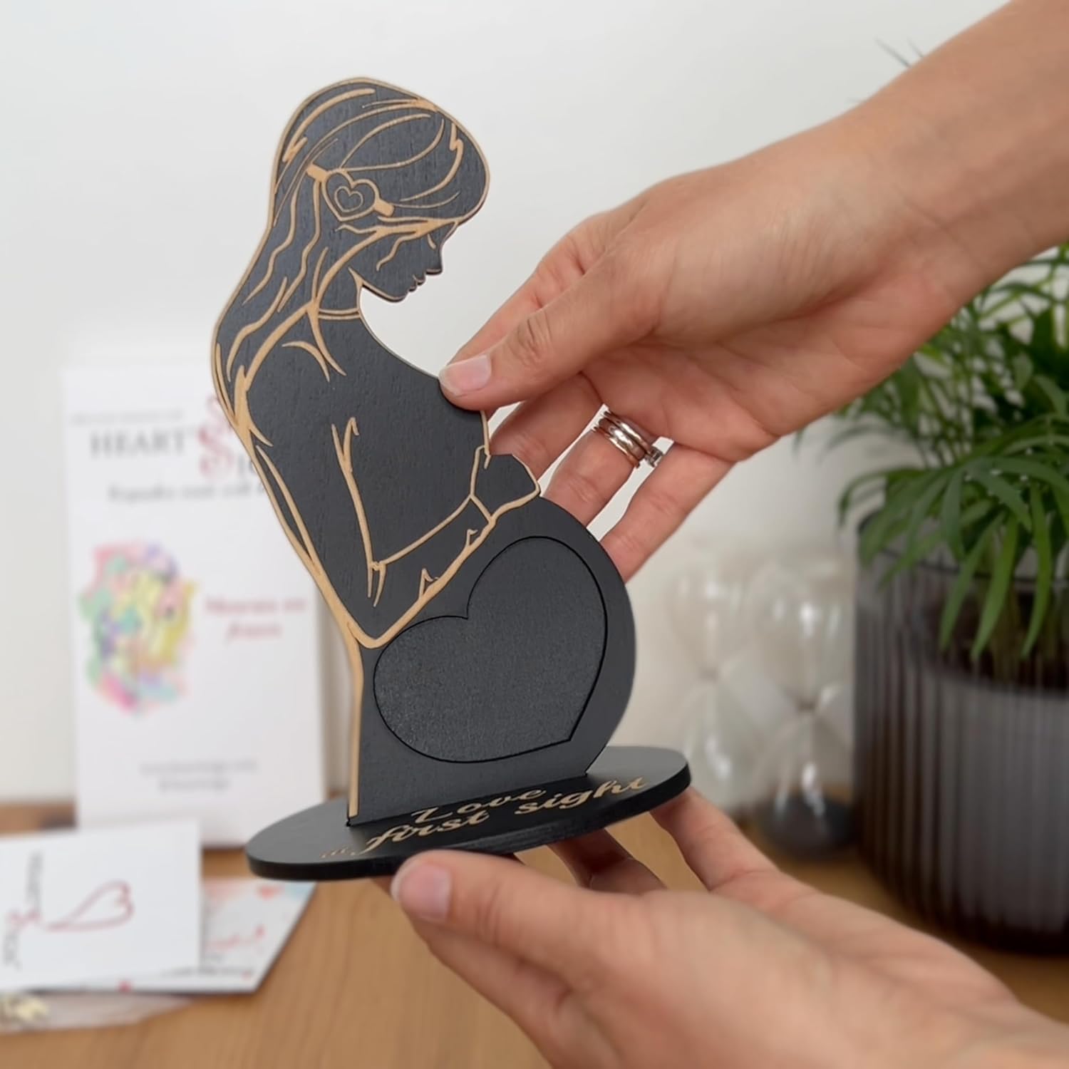 🔥This week's hot sale🔥Heart-shaped pattern baby ultrasound photo frame