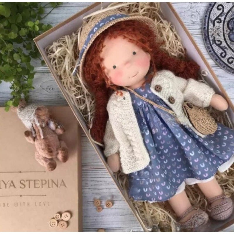 🎁🎁Handmade Waldorf Doll👧The Best Gift for Kids | Buy 2 Free Shipping