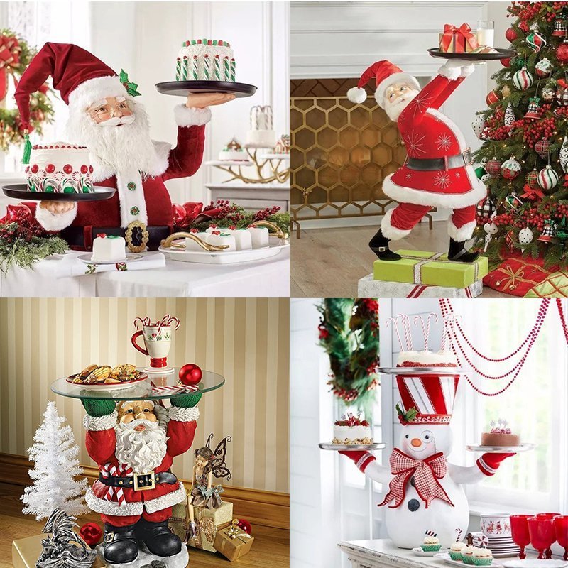 🔥This week's hot sale🔥 Santa Holdings Tray Figurine