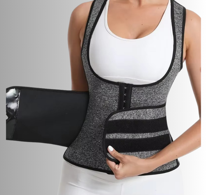 🔥This week's hot sale🔥Heat-retaining and warm double waist support and shaping vest