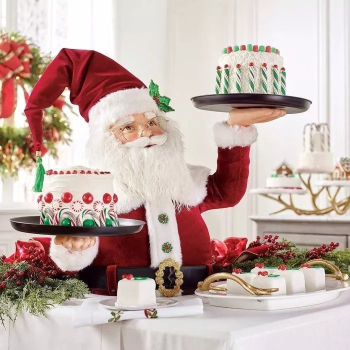 🔥This week's hot sale🔥 Santa Holdings Tray Figurine