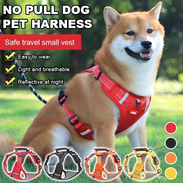 Soft No Pull Pet Harness Escape Proof Adjustable Dog Vest