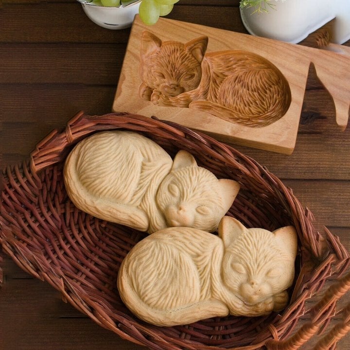 🔥This week's hot sale🔥Wooden Cookie Embossing Mold