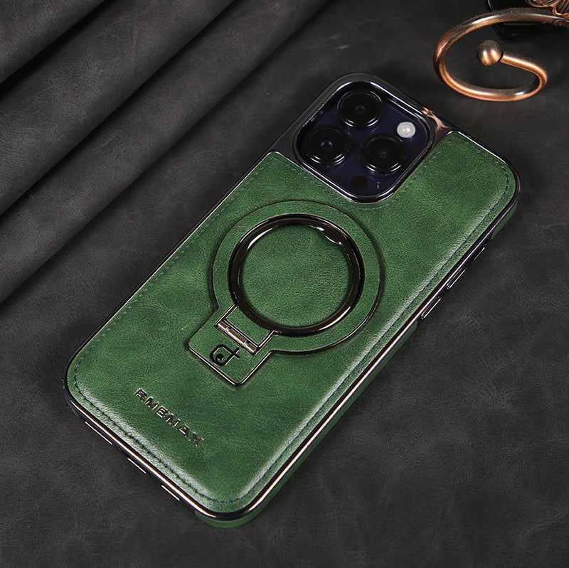 🔥This week's hot sale🔥 Luxury Leather Invisible Stand iPhone Case