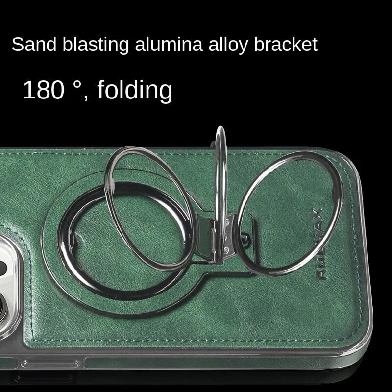 🔥This week's hot sale🔥 Luxury Leather Invisible Stand iPhone Case