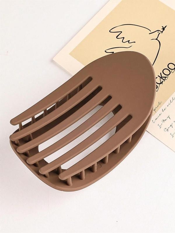 🔥Elegant solid color hair clip🌹 simple hairpin