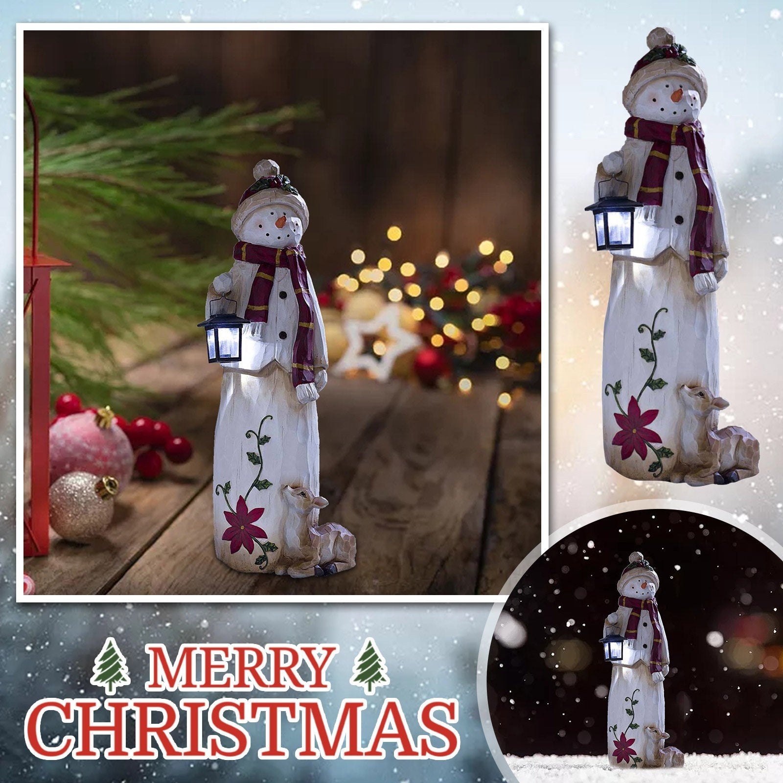 🔥This week's hot sale🔥 woodland snowman decorative lights