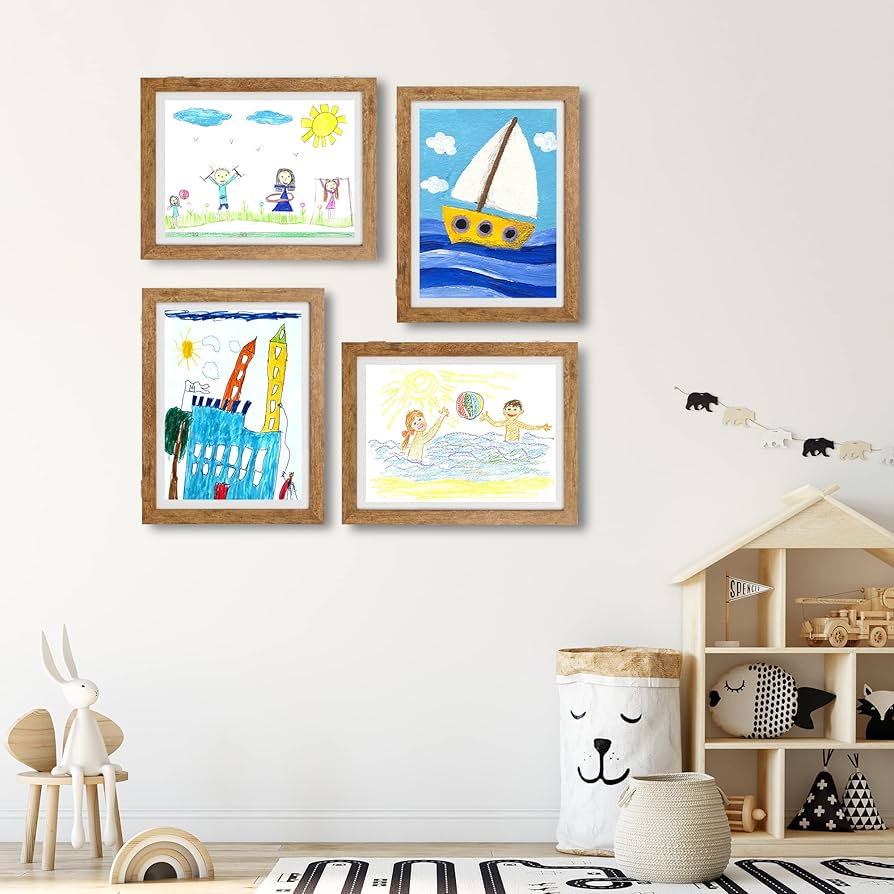🔥This week's hot sale🔥Children's drawing magnetic absorption storage picture frame