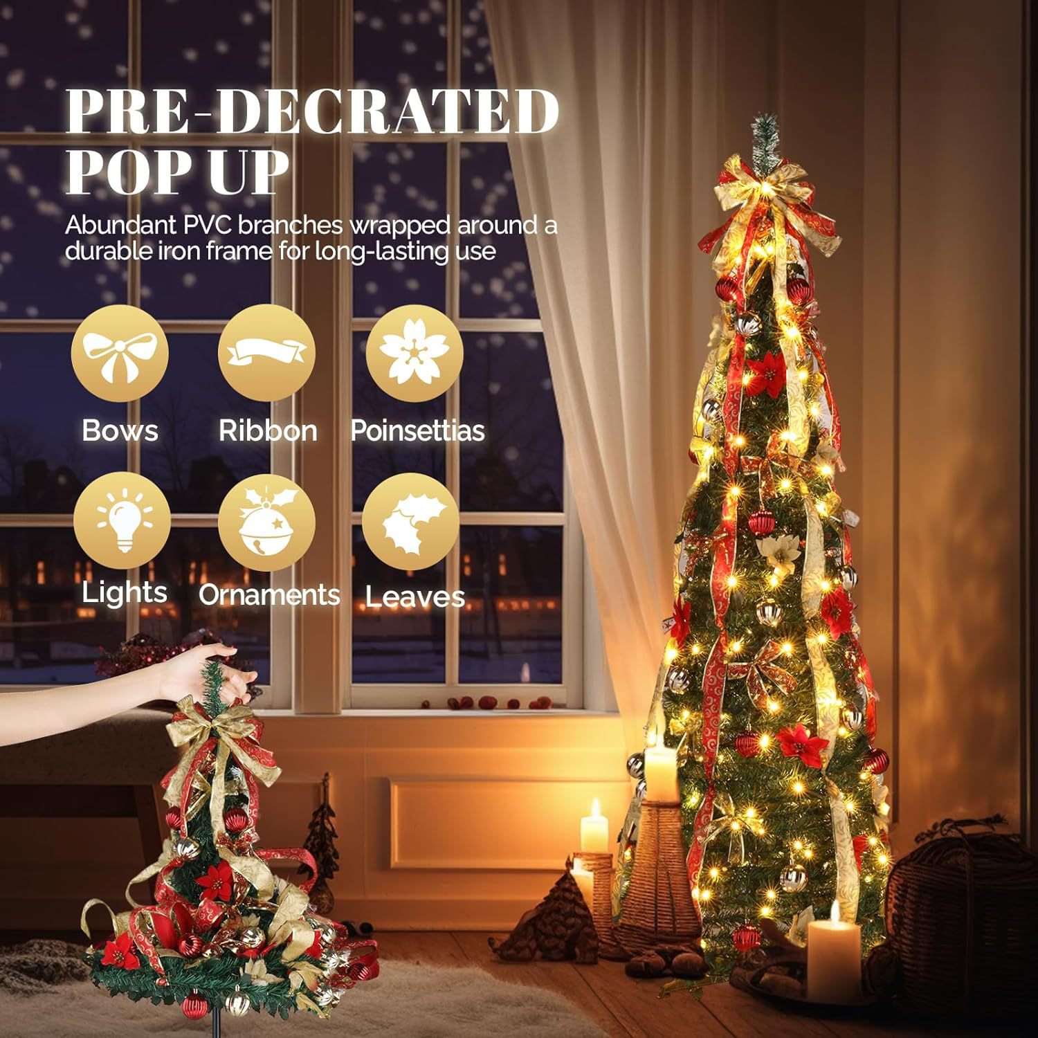 🔥This week's hot sale🔥Christmas Sale Foldable Christmas Tree