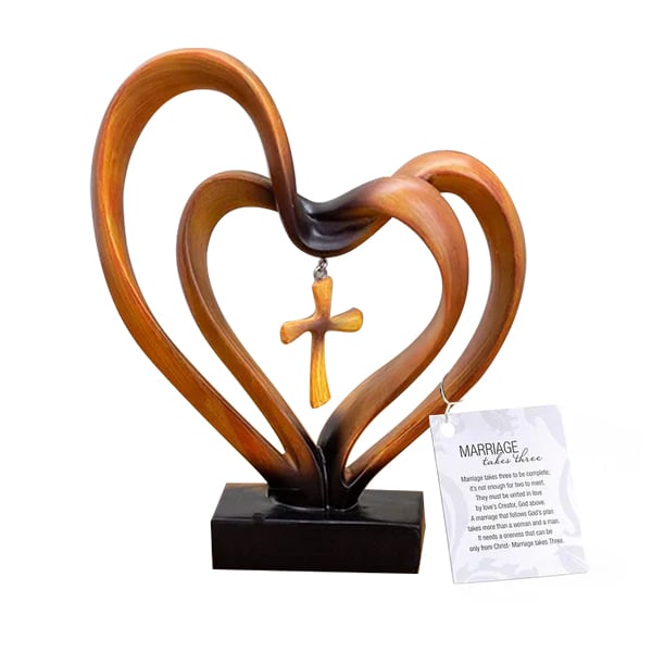 🔥This week's hot sale🔥easter jesus cross with intertwined hearts ornaments