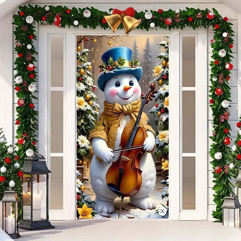 🔥This week's hot sale🔥 Christmas and Halloween front door decoration
