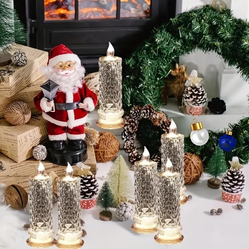 🔥This week's hot sale🔥Rose Electronic Candle Creative Night Light