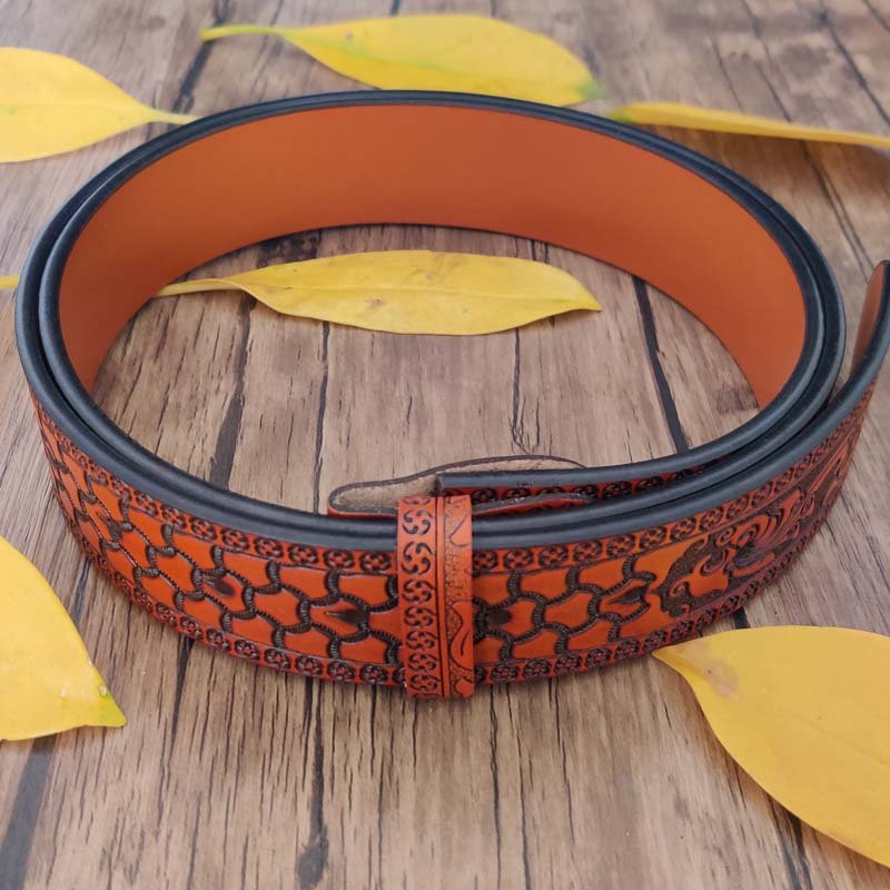 ⚡Flash Sale Ending⚡50% Off Punk Style Leather Belt with Hidden Tool