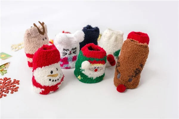 🔥This week's hot sale🔥Cute Christmas Style Thickened Warm Socks