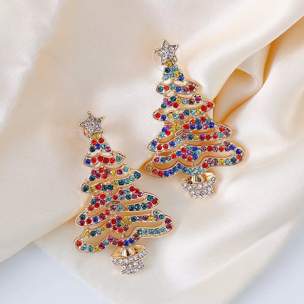 🔥This week's hot sale🔥 Shiny Christmas Tree Earrings