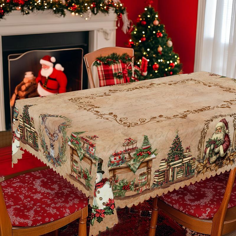 🔥This week's hot sale🔥Christmas Round Tablecloth
