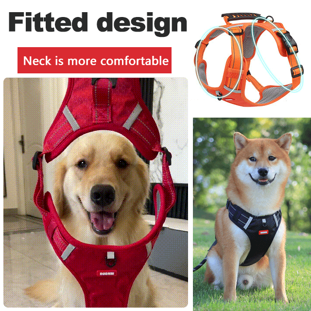 Soft No Pull Pet Harness Escape Proof Adjustable Dog Vest