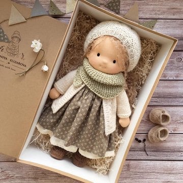🎁🎁Handmade Waldorf Doll👧The Best Gift for Kids | Buy 2 Free Shipping