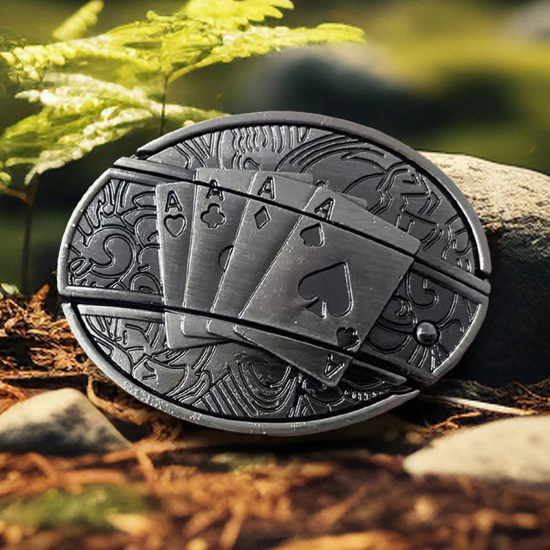 ⚡Flash Sale Ending⚡50% Off Punk Style Leather Belt with Hidden Tool