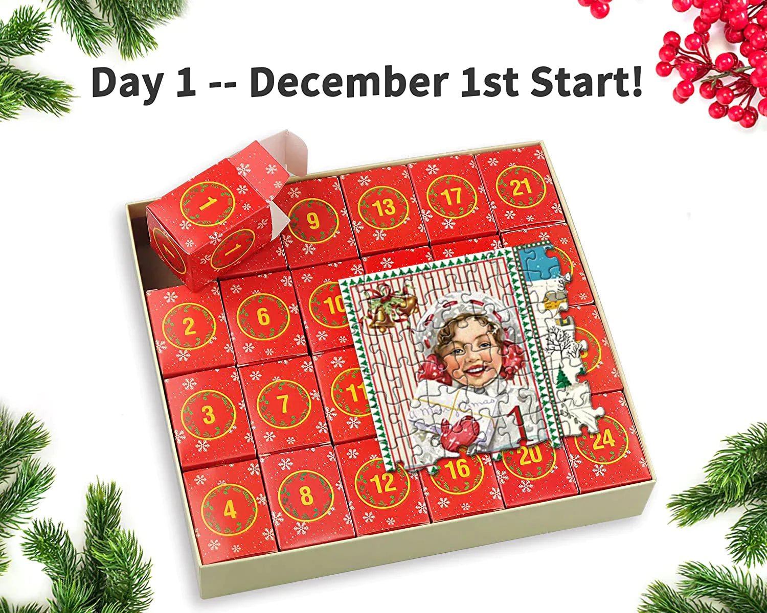 🔥This week's hot sale🔥 Christmas Advent Calendar Puzzle