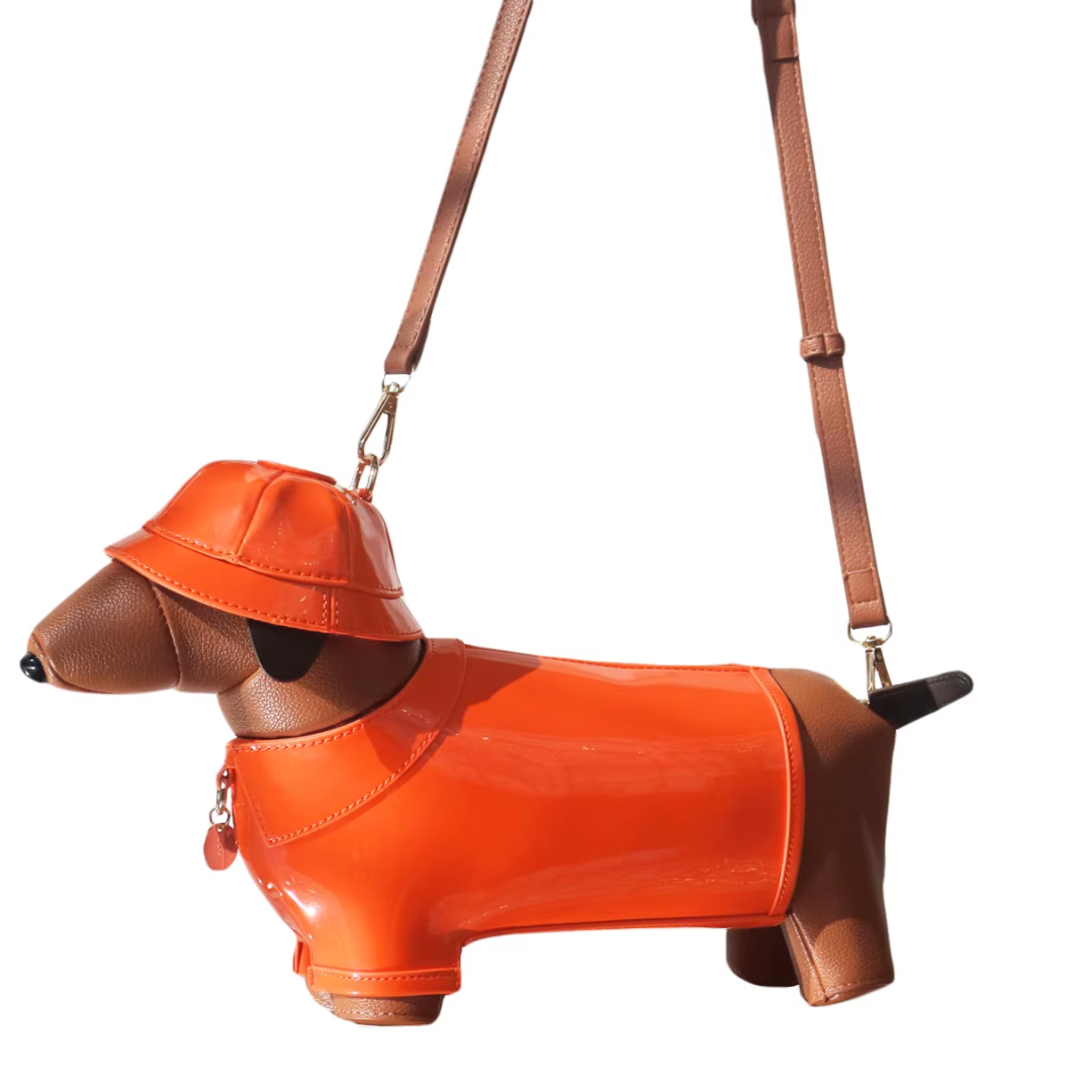 🔥This week's hot sale🔥Dachshund In Rain Coat Crossbody Bag