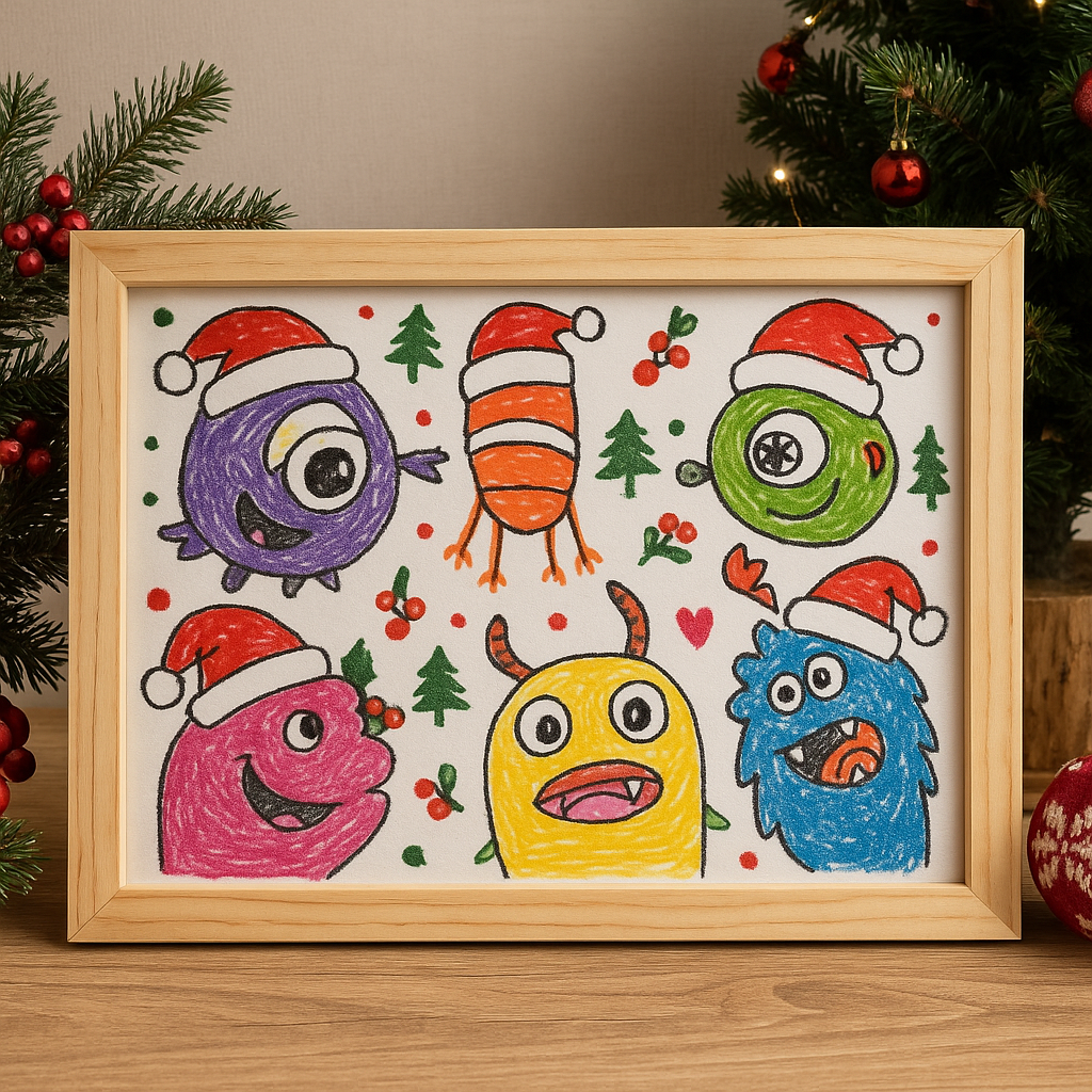 🔥This week's hot sale🔥Children's drawing magnetic absorption storage picture frame