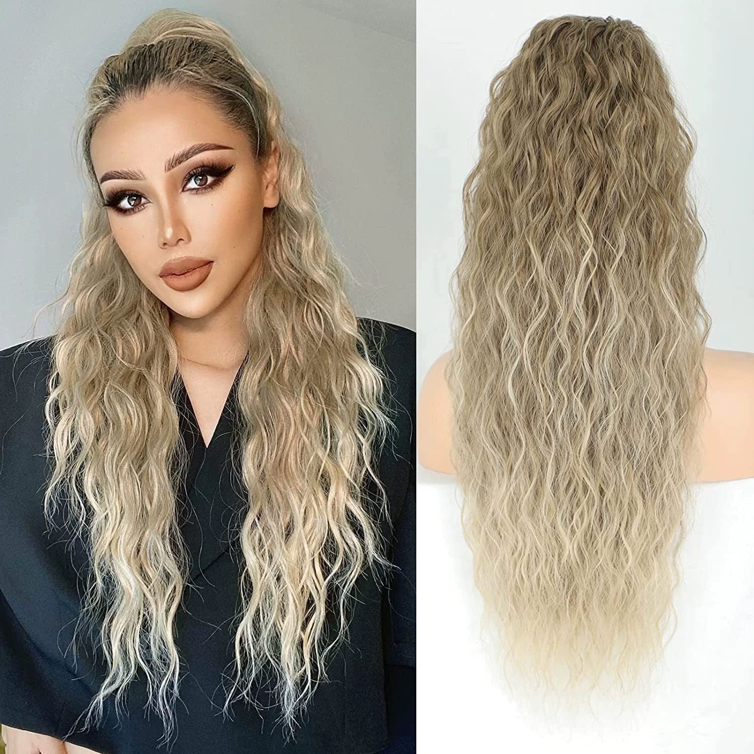 🔥This week's hot sale🔥Women's ponytail long curly hair bundle