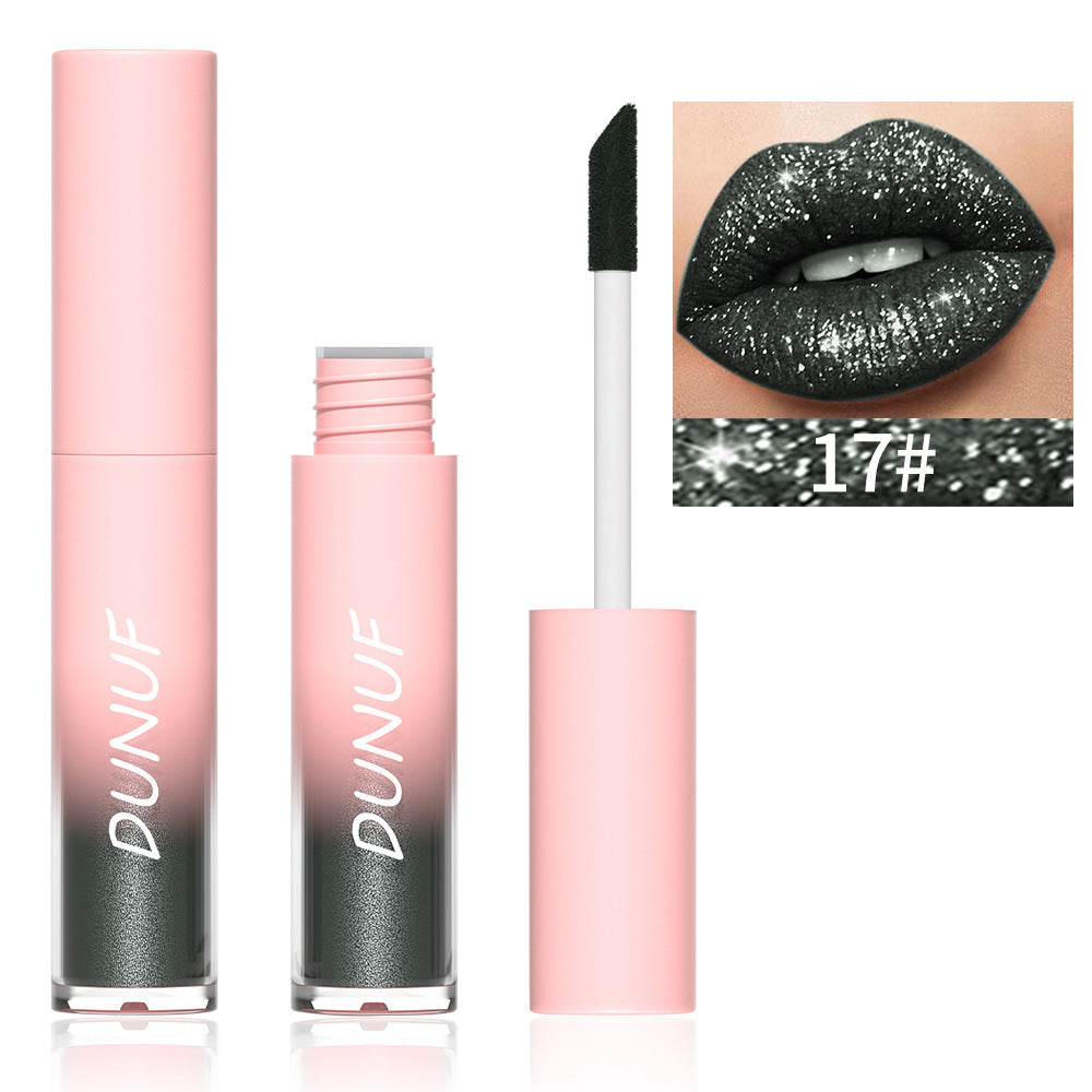 🔥This week's hot sale🔥Dunuf 18 Colors Diamond Lip Gloss