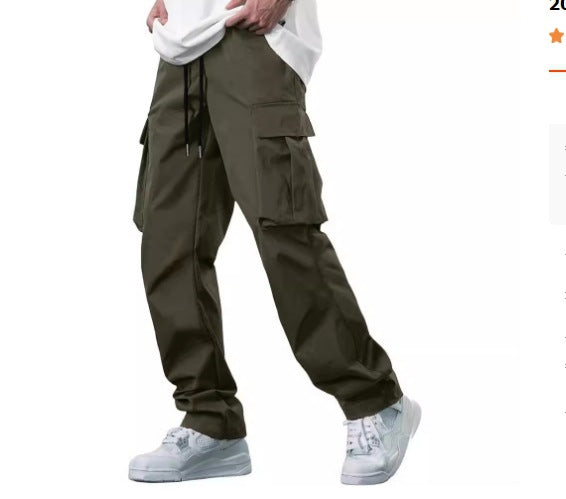 Men's Multi-Pocket Casual Sports Pants