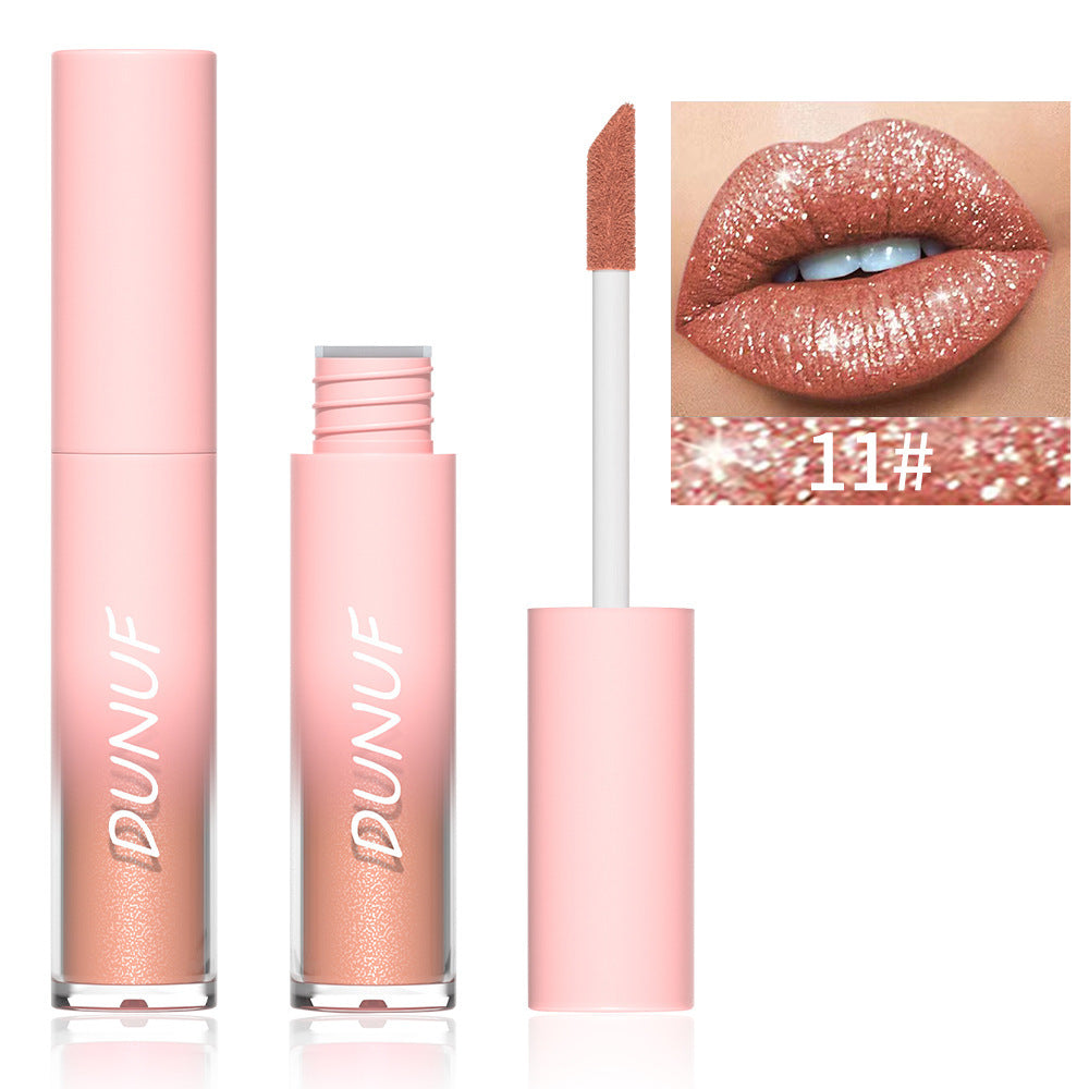🔥This week's hot sale🔥Dunuf 18 Colors Diamond Lip Gloss