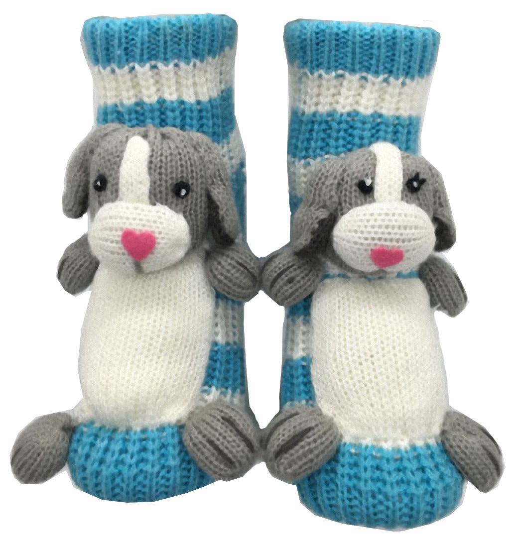 🔥This week's hot sale🔥3D cartoon animal winter warm home knitted sweater socks