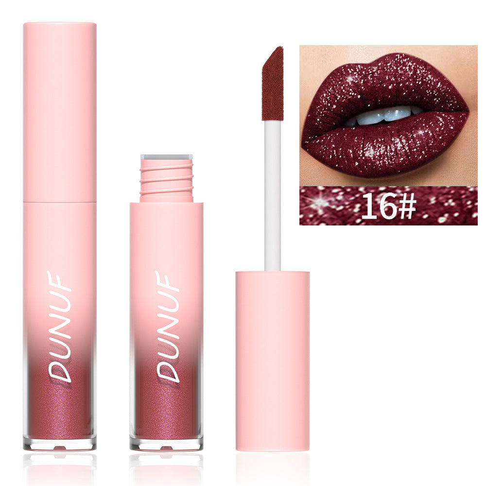 🔥This week's hot sale🔥Dunuf 18 Colors Diamond Lip Gloss